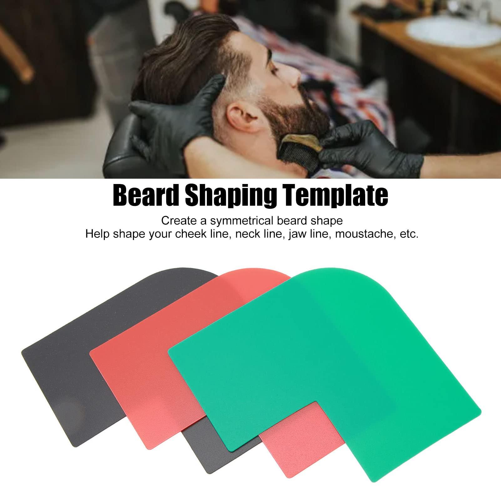 zjchao Beard Shaper Template Shaping Tool, Quality Beard Template Styling Template Moustache Trimming Beauty Tool Provides A Guide Template For Men\'S And Cheekline Beauty Needs