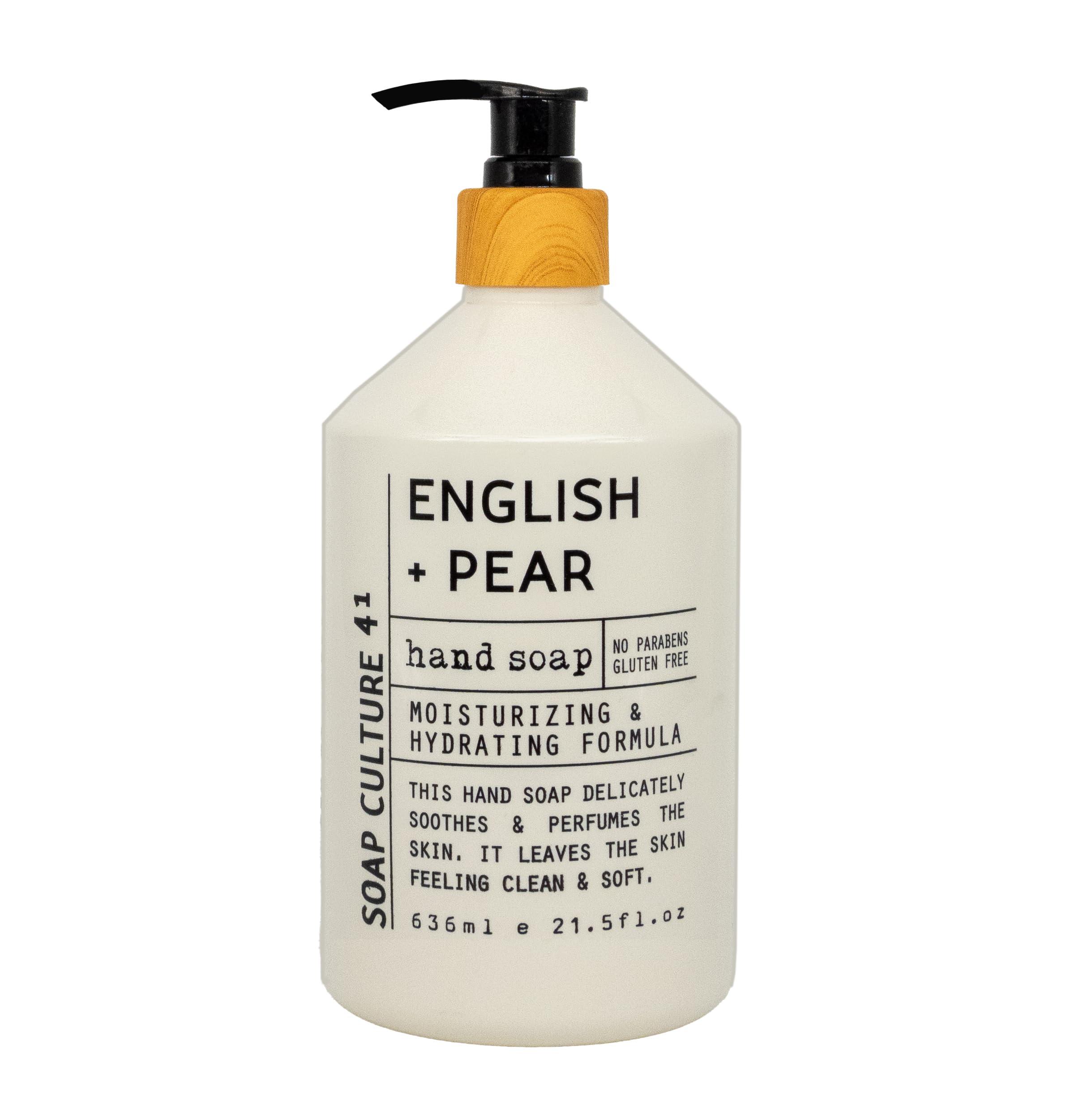 Home & Body Company Soap Culture 41 - The Aromatic Hand Soap - 4 Pack | Home and Body Company | 21.5 fl oz x 4 | Infused with Coconut Oil & Essential Oil