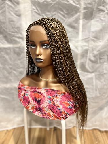 Real wigs Braided wig, watermelon wig, made on a closure, length is 22inches. Colors are 4&27.