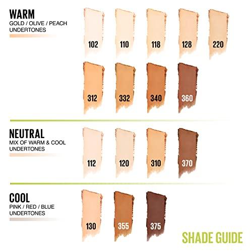 Maybelline New York Maybelline Super Stay Up to 24HR Hybrid Powder-Foundation, Medium-to-Full Coverage Makeup, Matte Finish, 355, 1 Count