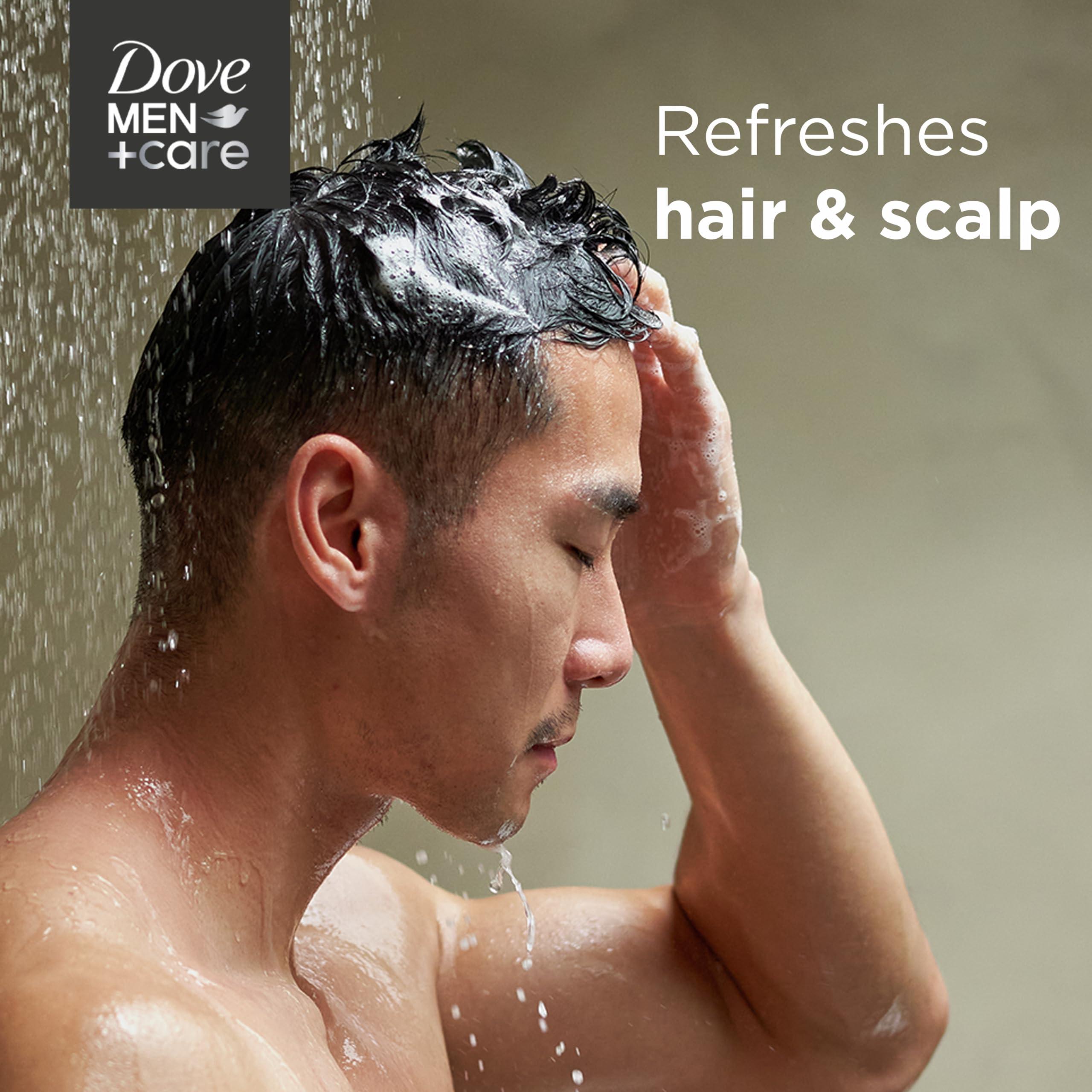 DOVE MEN + CARE DOVE MEN + CARE Fortifying 2-in-1 Shampoo and Conditioner Fresh and Clean with Caffeine For Everyday Care Helps Strengthen and Nourish Hair 20.4 oz