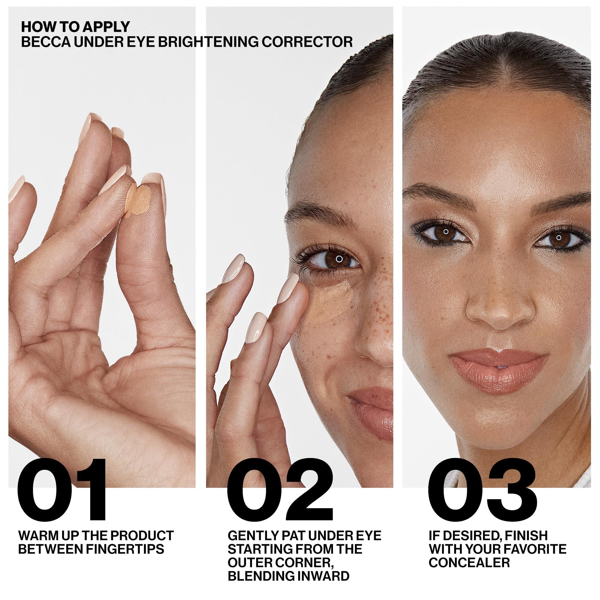 Smashbox Smashbox X BECCA Under Eye Brightening Cream Corrector | Vitamin E, Full Coverage + Color Corrector, 0.15 Ounce, Dark