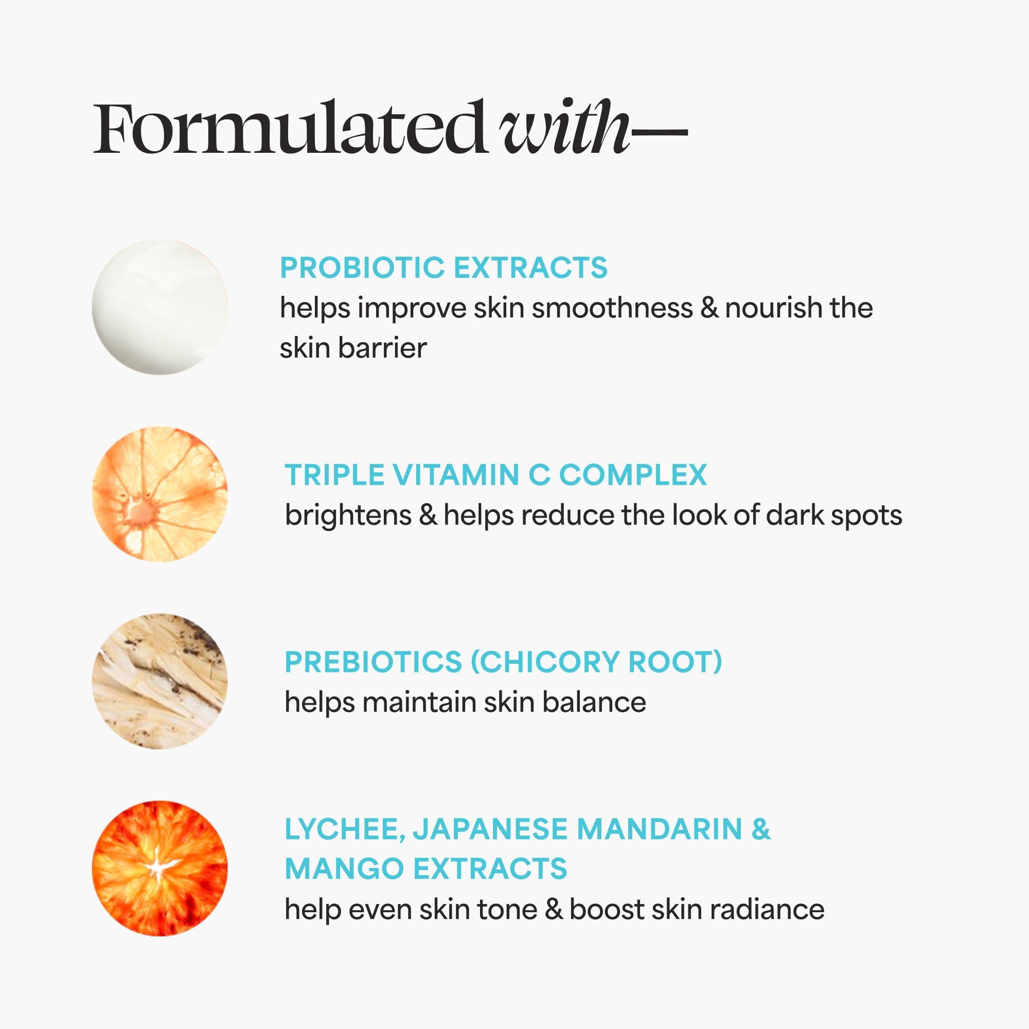 TULA TULA Skin Care Brightening Treatment Drops - Vitamin C Serum, Brightens the Look of Dull Skin & Dark Spots, 1 fl oz.