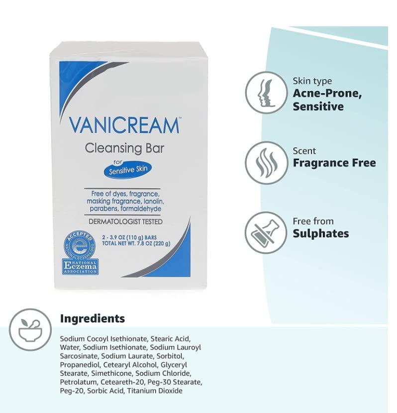 Vanicream Vanicream Cleansing Bar 3.9 oz Pack of (3)