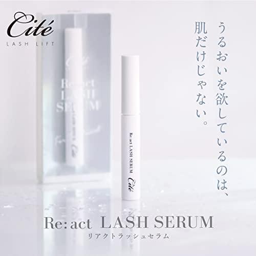 Cite [Cite]Re:act Lash Serum, Moisturizes and Nutritizes Eyelashes, Damage Repair Treatment After Lashes, 0.2 fl oz (5.5 ml), Eyelash Serum, Eyelash Coating