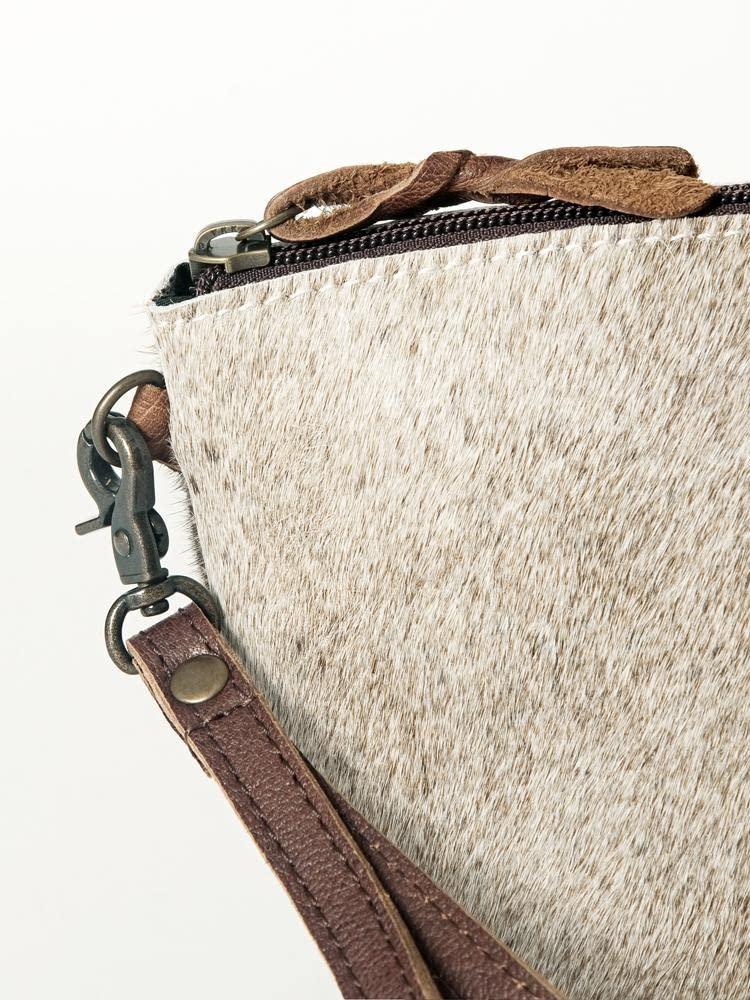 American Darling American Darling Makeup Bag for Women and shaving Kit for Men Cow Hide Hair On Hand Crafted H7XW10.5X3.5 Large travel accessories travel bag toiletry kit cosmetic bag for travel size toiletries Pouch (Brahman Brown)