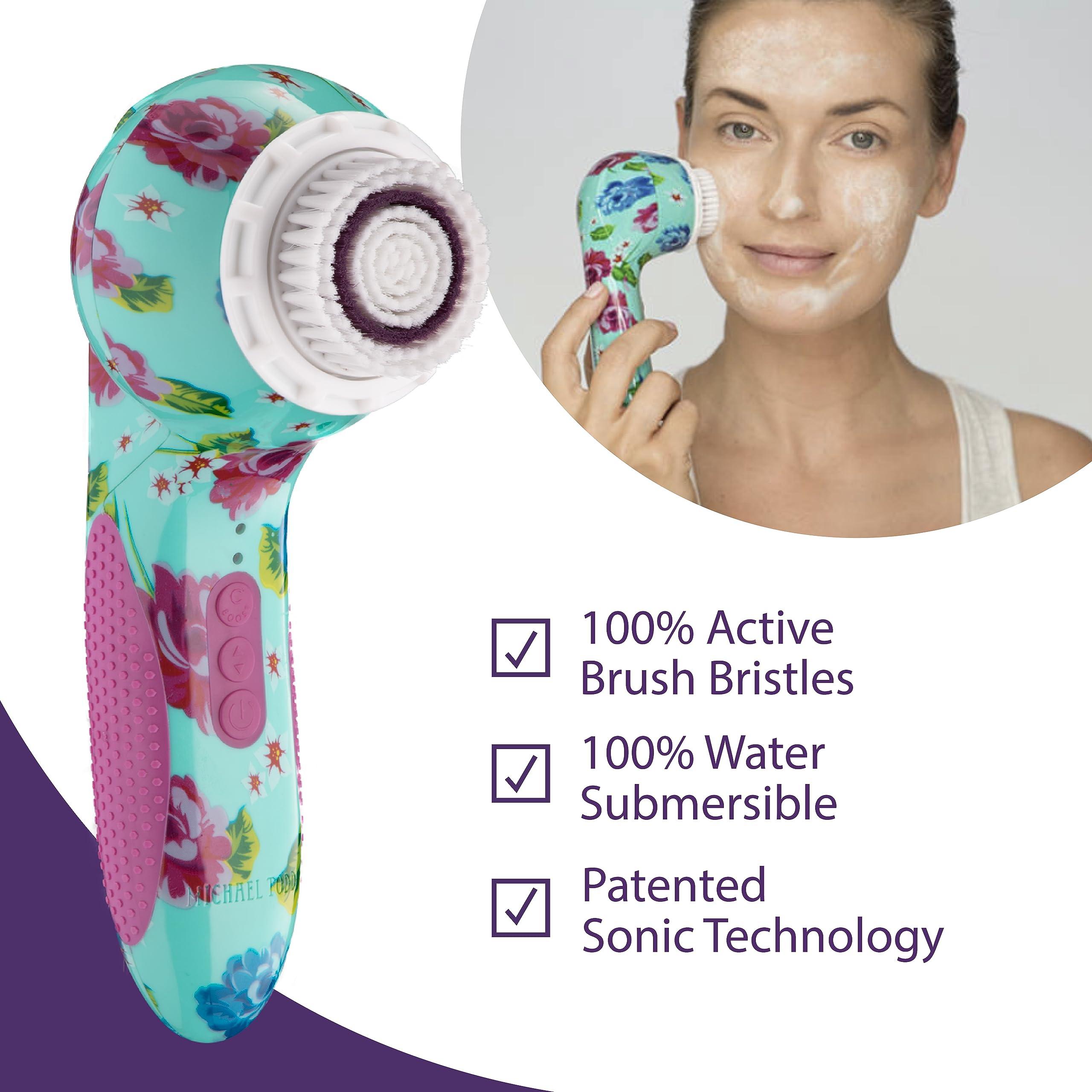 MICHAEL TODD BEAUTY Michael Todd Beauty - Soniclear Elite - Facial Cleansing Brush System - 6-Speeds - Face Cleansing Brush & Exfoliating Body Scrubber