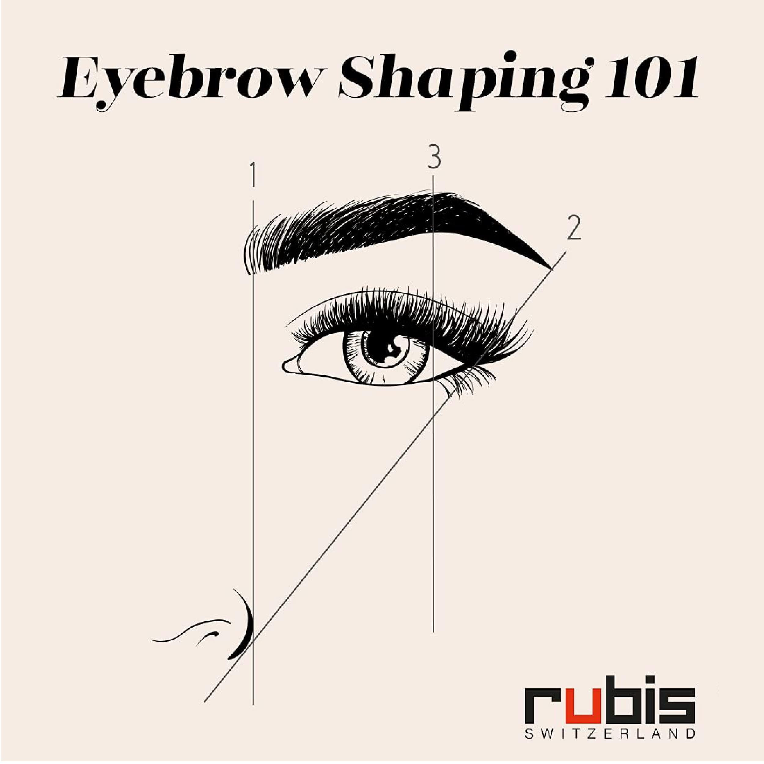 Rubis Rubis Ion-Coated Stainless Steel Pointed Tweezers for Precise Eyebrows and Hair Removal, 4K002-9.5,Rubis Switzerland Swiss Made World Renowned Precision