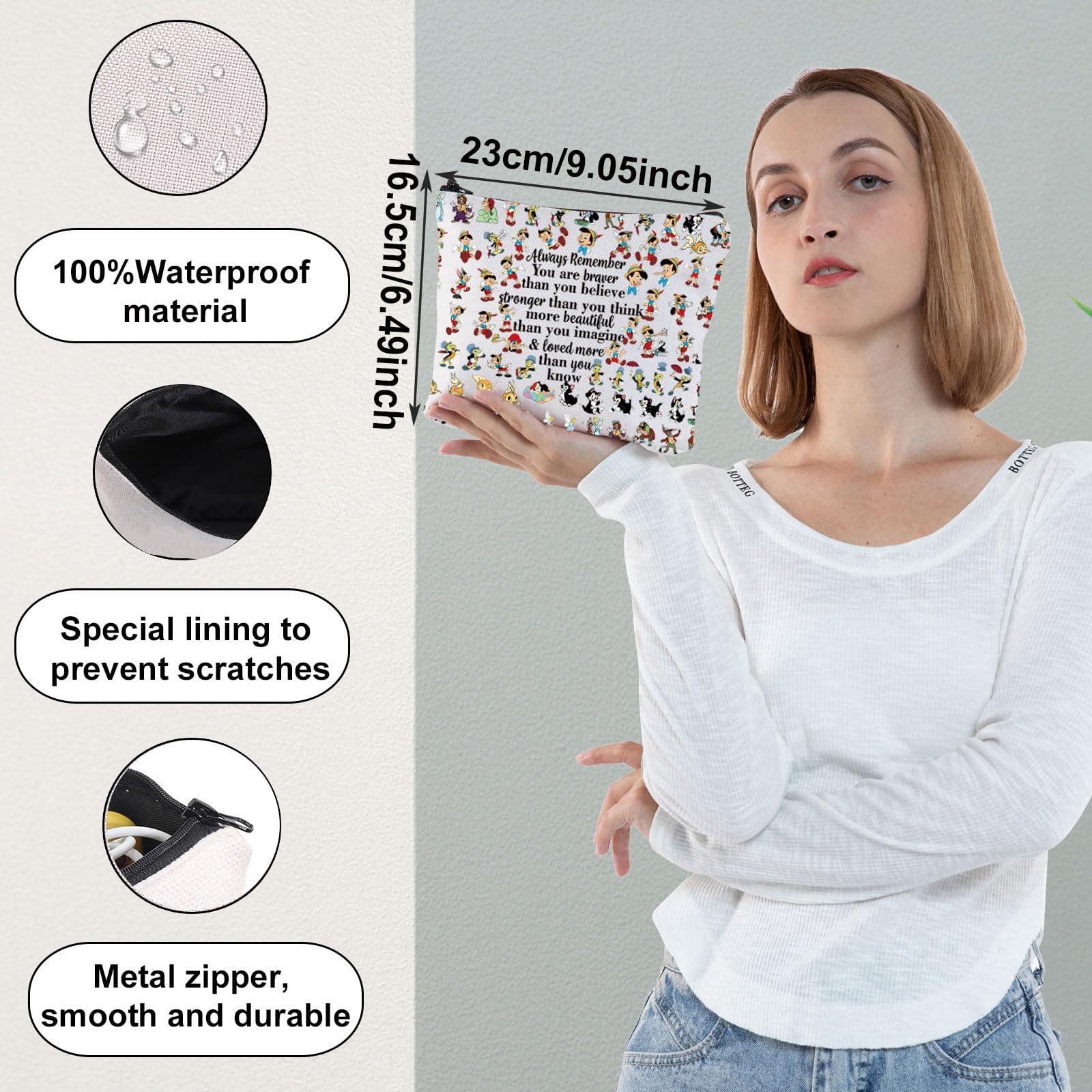 WZMPA WZMPA Pi Nuo Cao Cosmetic Bag Pi Nuo Cao Fans Gift You Are Braver Stronger Beautiful Than You Know Pi Nuo Cao Makeup Zipper Pouch Bag For Movie Fans (Always Pi Nuo Cao)