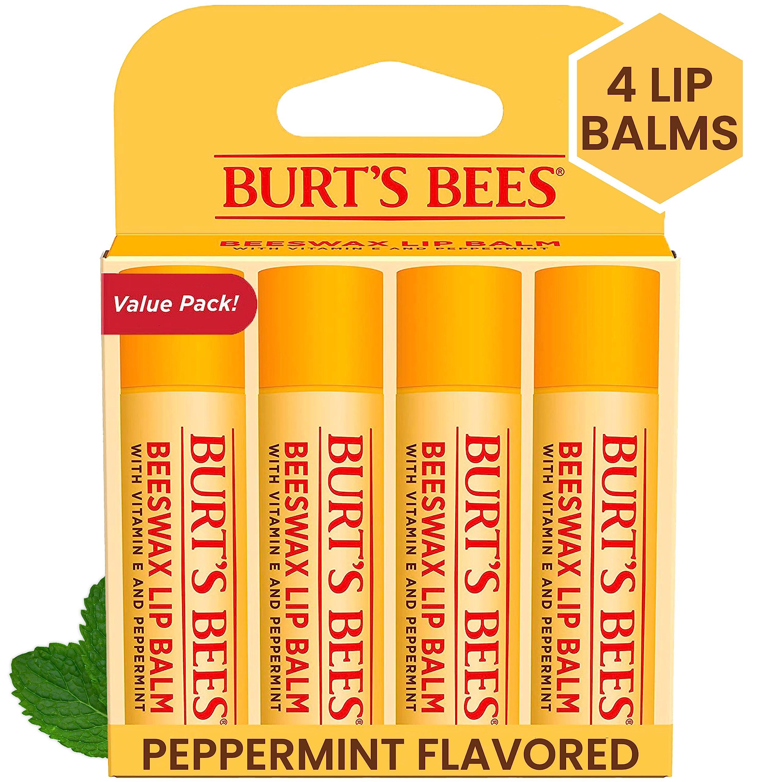 Burt\'s Bees Burt\'s Bees Overnight Intensive Lip Treatment, 0.25 oz - Moisturizing, Restorative & Lip Balm Stocking Stuffers, Moisturizing Lip Care Christmas Gifts