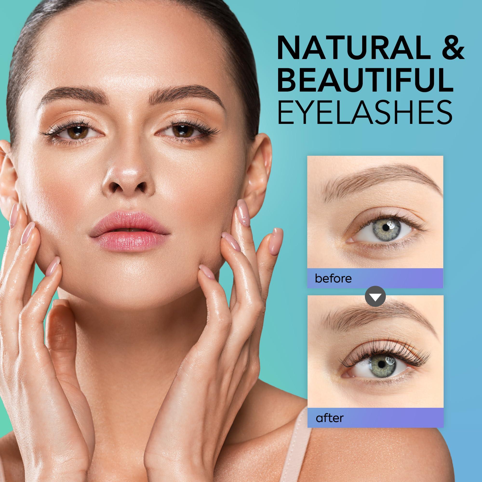 Angeline Premium Lash Serum for Eyelash Growth Serum, Advanced Lash Growth Serum, Eyelash Serum to Grow Lashes, Lash Serum Growth for Longer, Fuller and Thicker Lashes and Brows 5ml