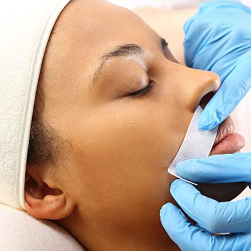 EXCEART Nose Hair Wax 50pcs Nose Hair Removal Beard Mustache Stickers Nose Wax Kit Mustache Guards for Men and Women Nose Waxing Kit Nasal Hair Cleaning Removal Nose Hair Depilation Stickers