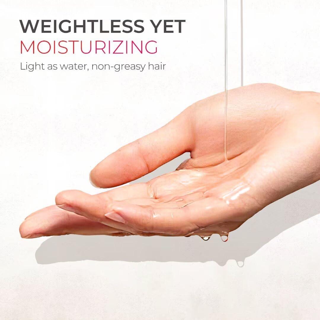 TYMO TYMO Ring Hair Straightener Brush+TYMO Hair Treatment Oil Hydrates and Smoothes Dry, Damaged Hair