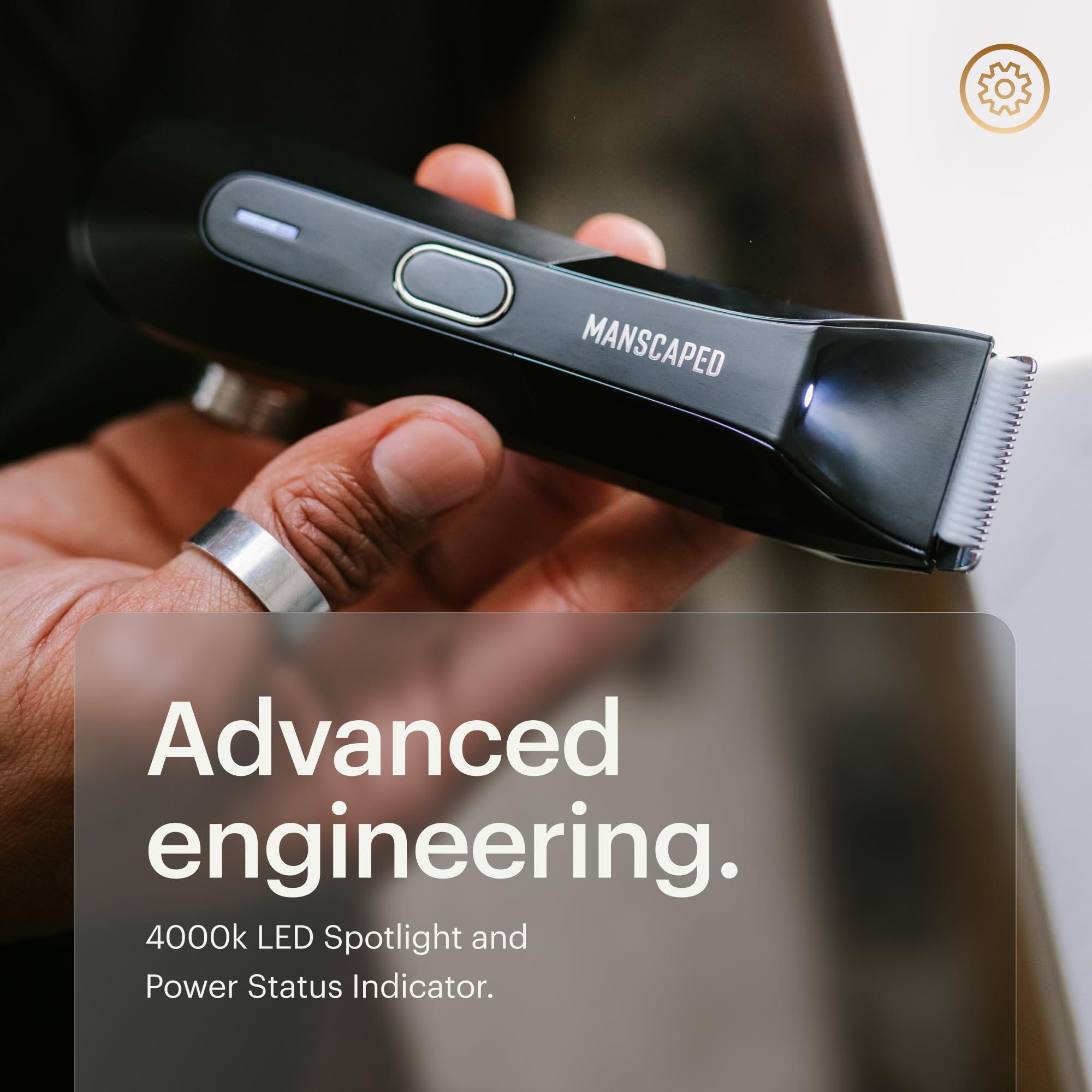 MANSCAPED MANSCAPED The Beard & Body Bundle Contains: The Beard Hedger Premium Precision Trimmer & The Lawn Mower 4.0 Men's Waterproof Electric Groin & Body Hair Trimmer