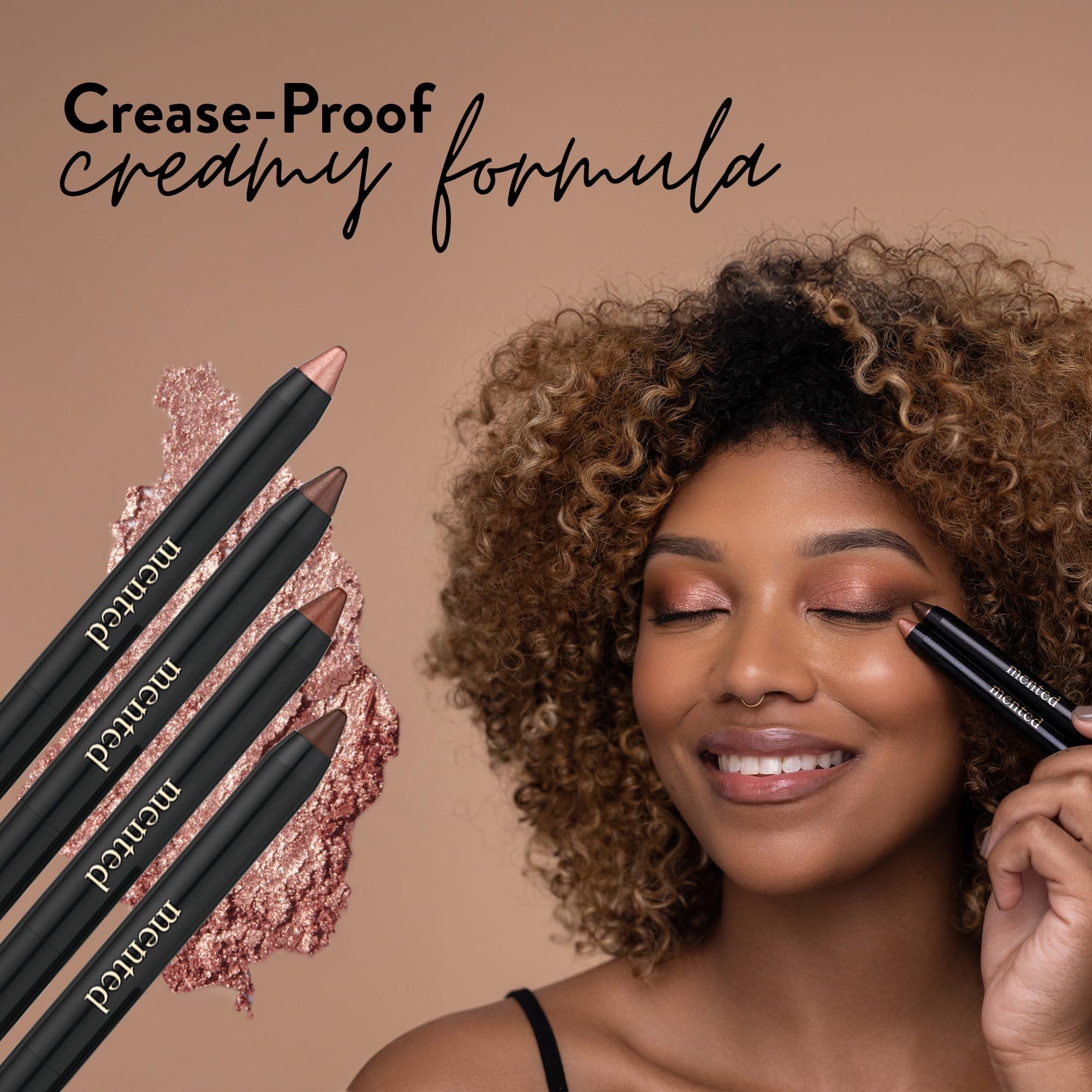 Mented Mented Cosmetics Color Intense Eye Shadow Sticks, Cream Eyeshadow Stick Crayon, Easy-to-Apply Eyeshadow Pencils, Waterproof + Crease Proof Eye shadow Make Up, 0.05oz, Deja Brew