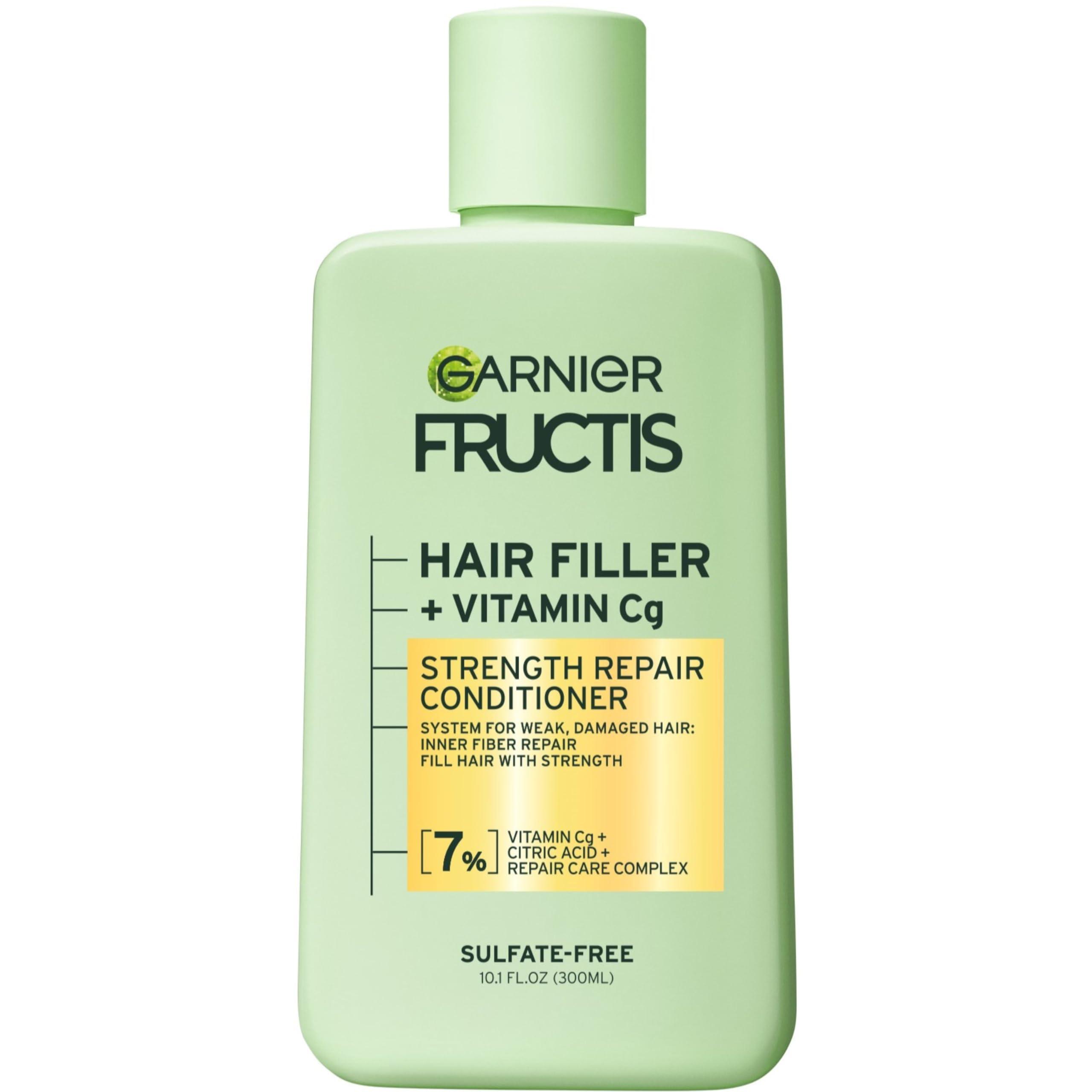 Garnier Garnier Fructis Hair Filler Strength Repair Conditioner with Vitamin Cg, Sulfate Free Conditioner for Weak, Damaged Hair, 10.1 Fl Oz, 1 Count