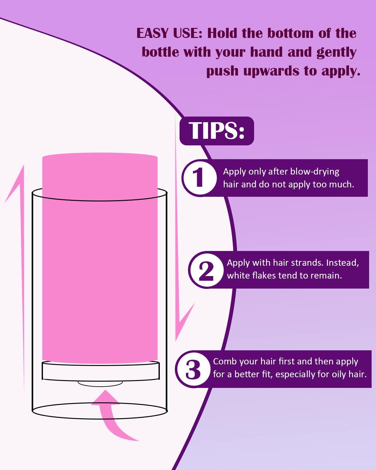 Mifeloy Mifeloy Hair Wax Stick, 2.7 oz - Pomade Tamer Stick for Smoothing Flyaways Edge Control, Long Lasting Styling Cream Gel, Women Slick Back Hair Glue, Bed Head for Wigs