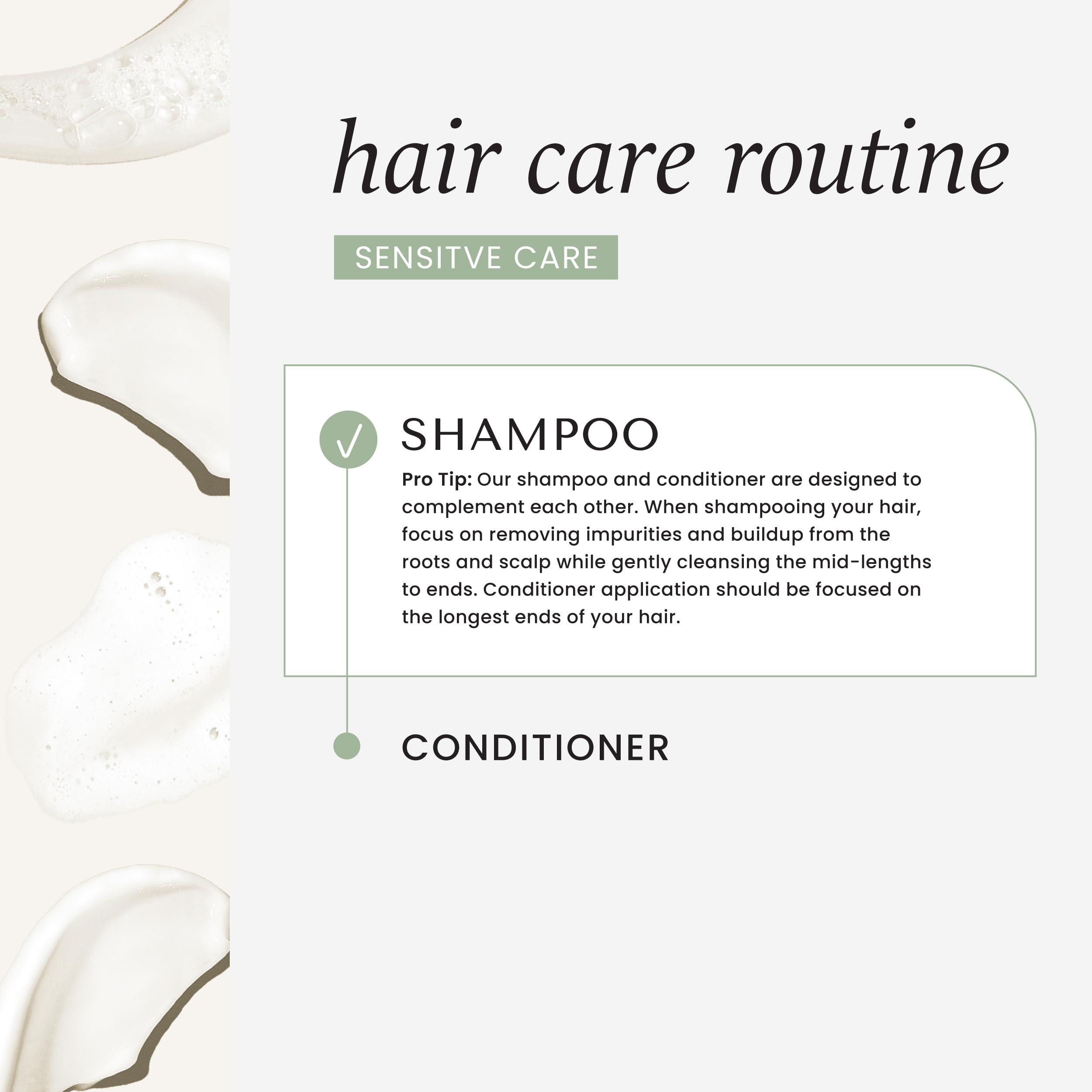 HASK HASK SENSITIVE CARE Shampoo + Conditioner Set - Fragrance & Paraben Free, Vegan, Color Safe, Gluten & Sulfate Free, Cruelty-Free
