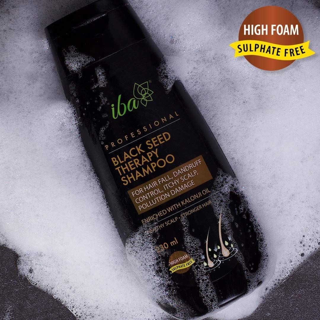 Generic Iba. Professional Black Seed Therapy Shampoo | Kalonji Extract For Healthy Scalp & Stronger Hair | Deep Cleansing Formula For All Hair Types | Halal Certified & Vegan | 230 ml