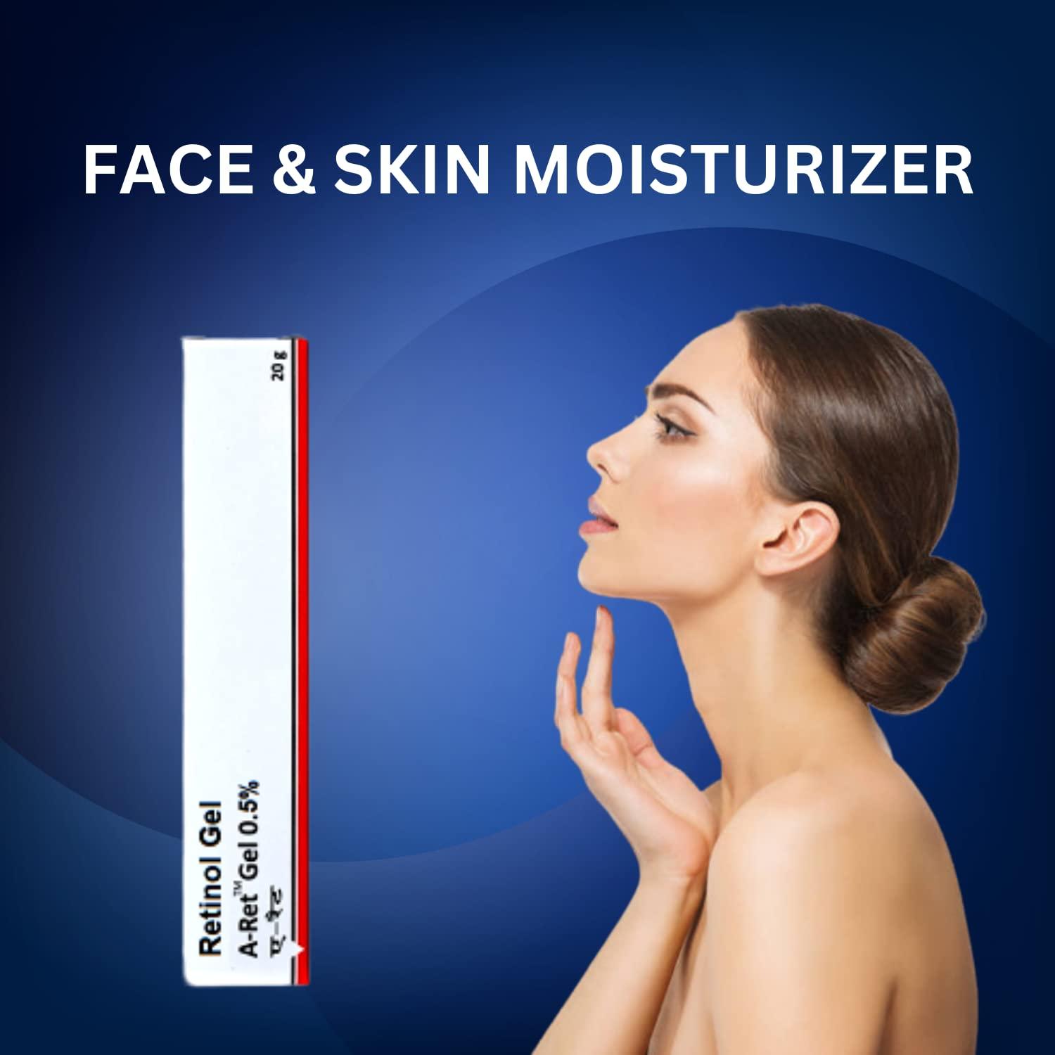 Organic Herbs Retinol Gel 0.05 Vitamin A Repairs Fine Lines & Wrinkles, Scar Treatment Age and Sun Spots Anti-Aging Formula, 20 Grams (Retinol Gel 0.05)