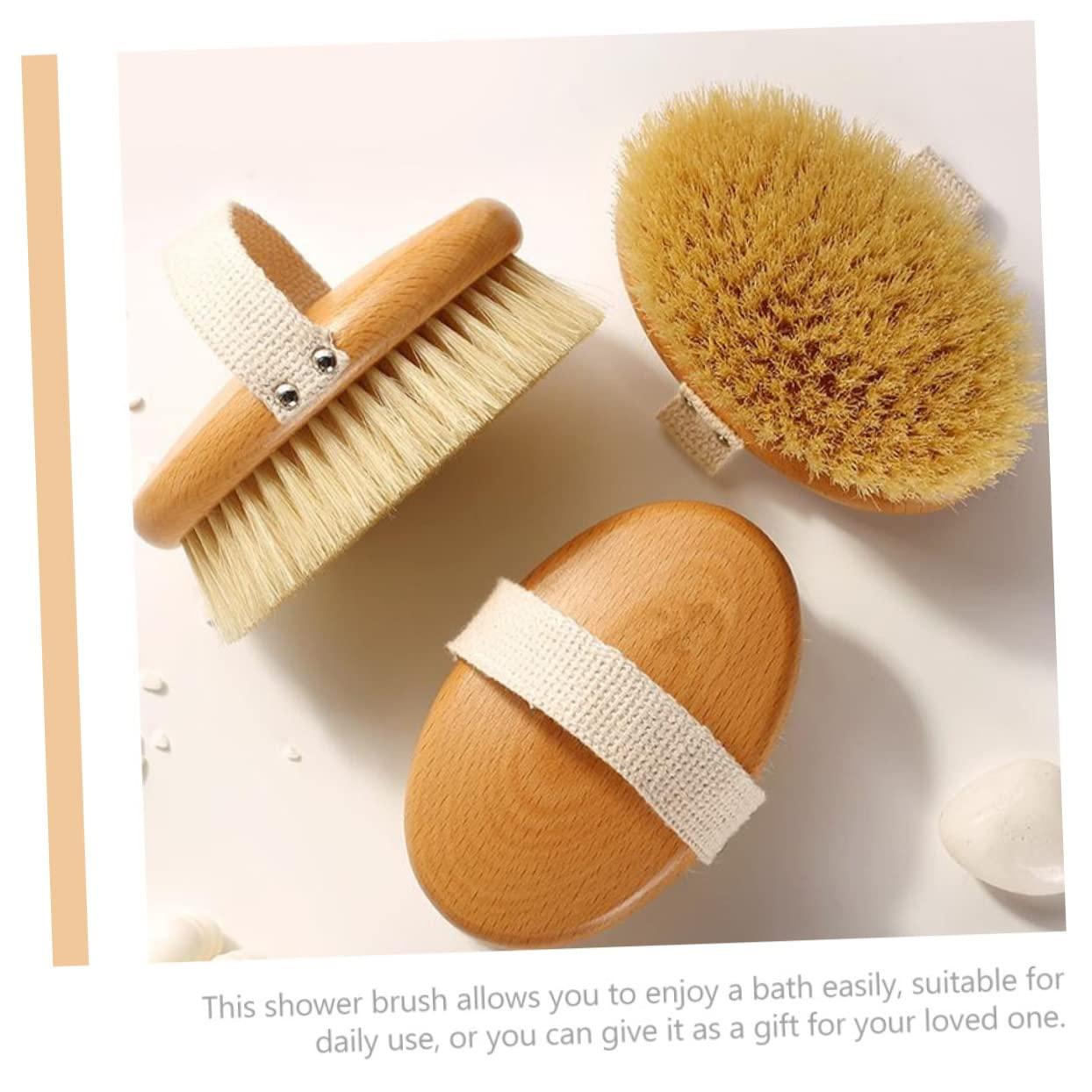 FOMIYES FOMIYES Body Brush for Dead Skin Removal Natural Bristle Wood Shower Brush Bath Exfoliator Brush
