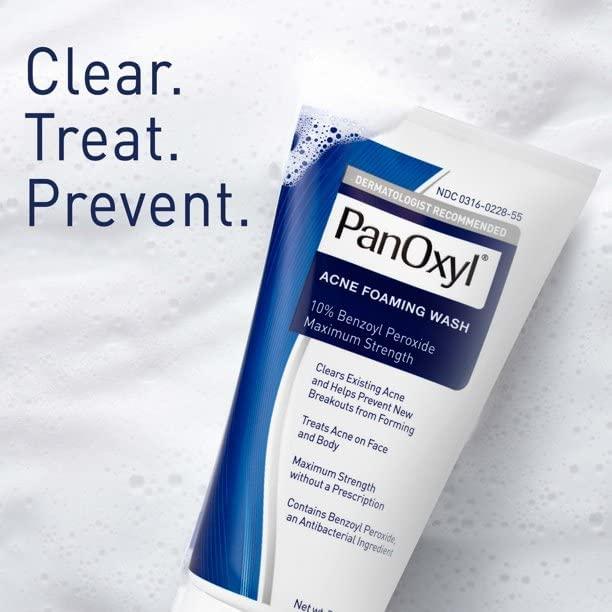 PanOxyl PANOXYL ACNE FOAMING WASH 5.5 oz (Pack of 2) (Packaging may vary)