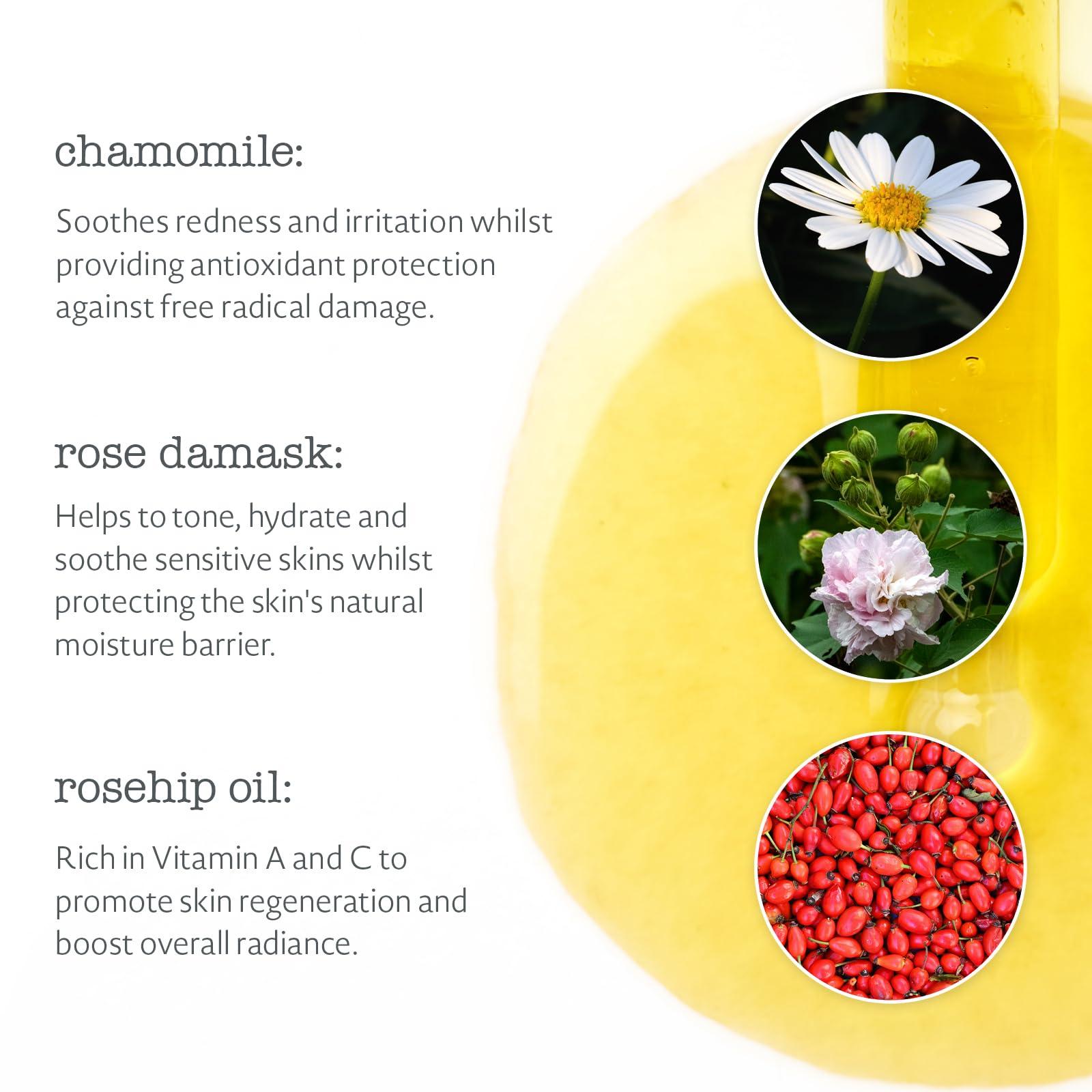 Elemental Herbology Elemental Herbology Calm & Soothe Facial Oil, 0.70 Fl Oz- Soothing Facial Oil for Dry or Sensitive Skin