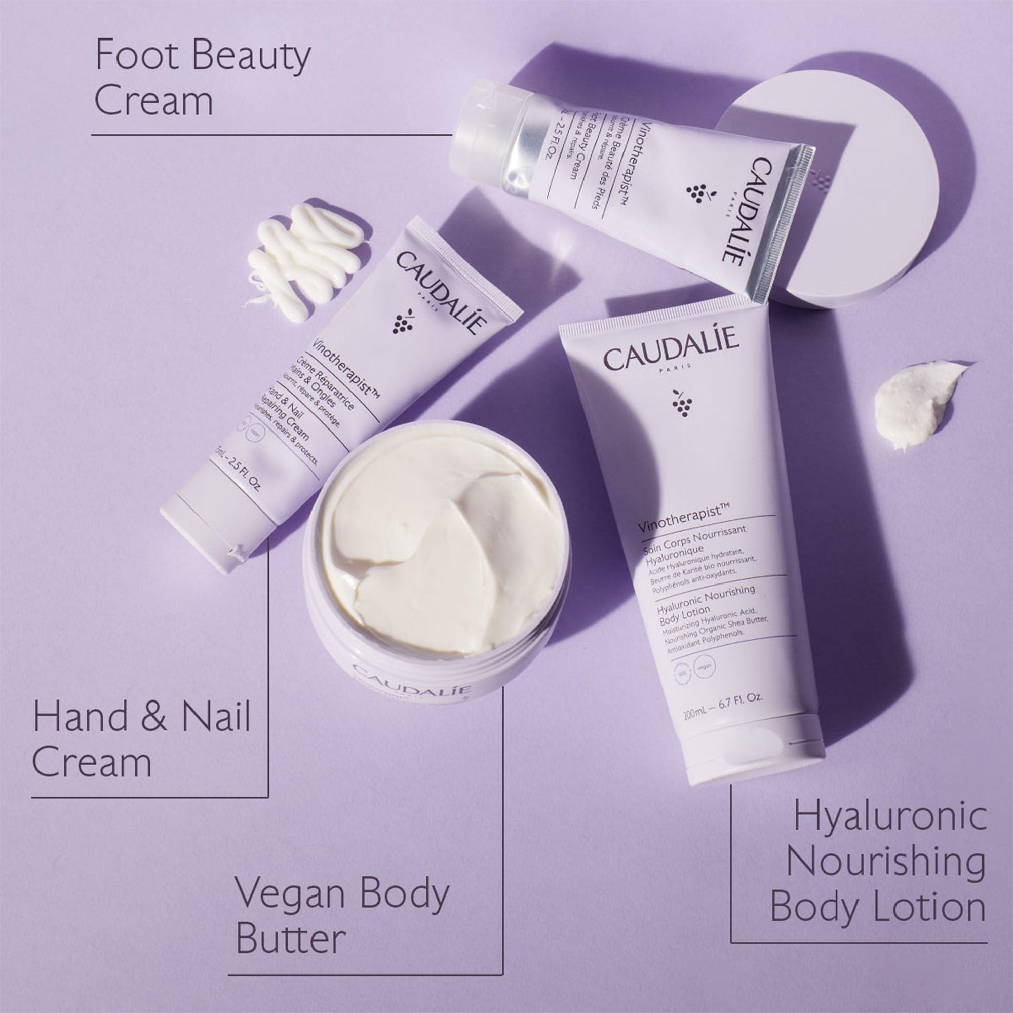 Caudalie Caudalie Vinotherapist Hand and Nail Cream with Shea Butter and Grapeseed Oil, Vegan and Dermatologically Tested, 75 mL