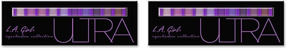 L.A. Girl L.A. Girl Beauty Brick Eyeshadow, Ultra, 0.42 Ounce, Crayon (Pack of 2)