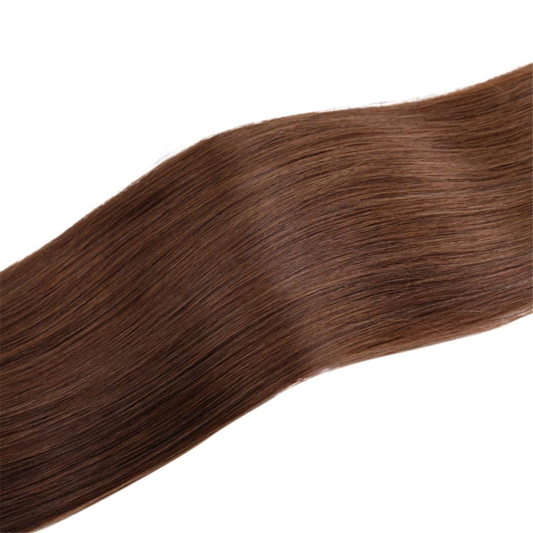 FInspiational Human ponytail Hair Straight Russian Machine Remy ponytail Tail Extension 2# Dark Brown 613# Blonde 120G 24Inch Clip In Wig #6 24inches 150g 6 Months With Proper Care