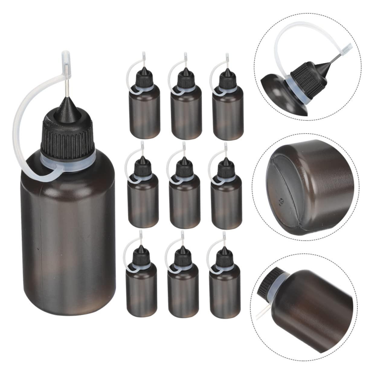 FOMIYES FOMIYES 50 Pcs Sharp Mouth Oil Bottle Squeeze Bottles Paint Bottles Precision Tip Applicator Bottles Needle Glue Bottles Needles Ink Bottle Squeeze Bottle Oil Precision Bottle