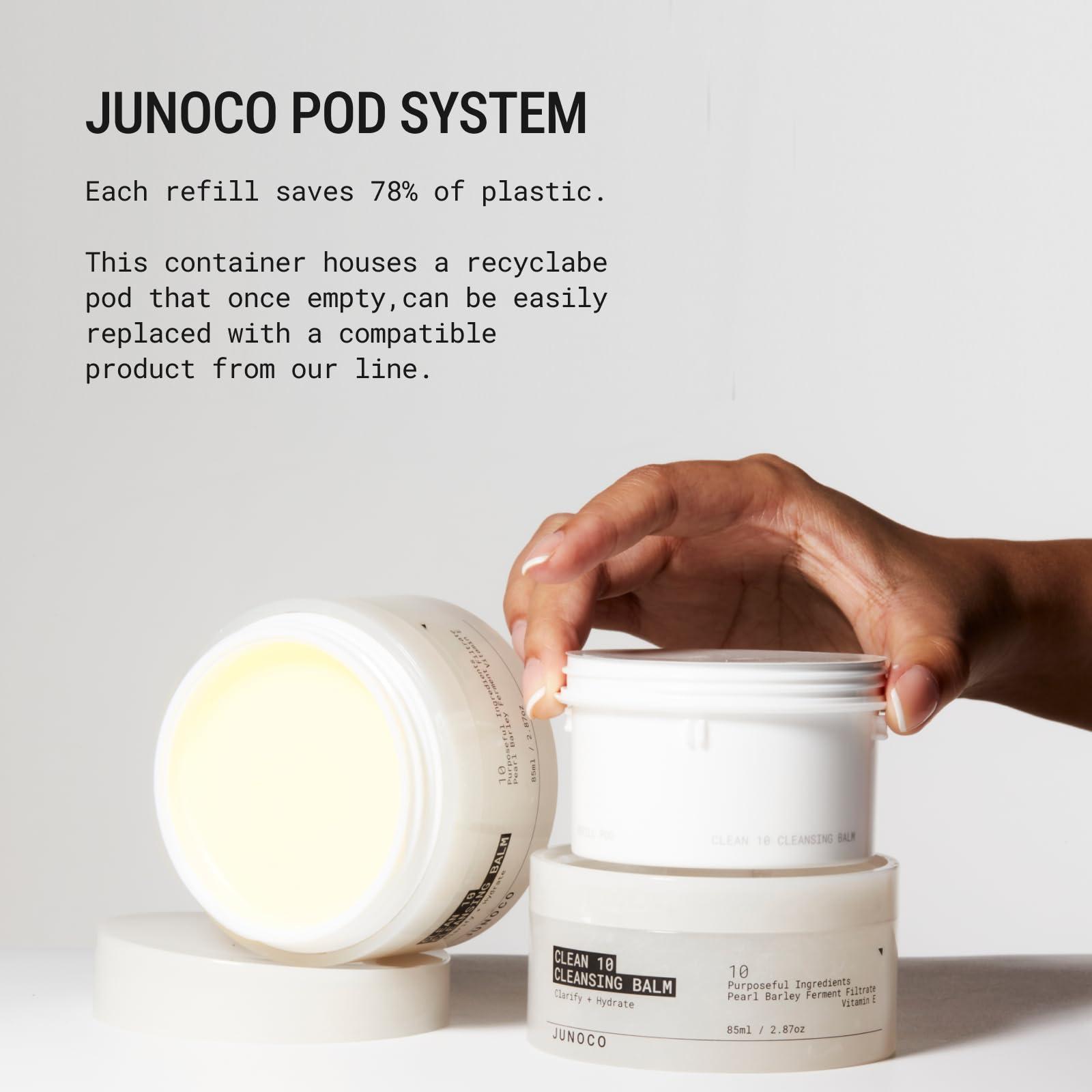 JUNO & Co. JUNO & Co. JADE Clean10 Cleansing Balm - Effortlessly Removes Makeup & SPF - 2.87oz Makeup Remover Balm Refill