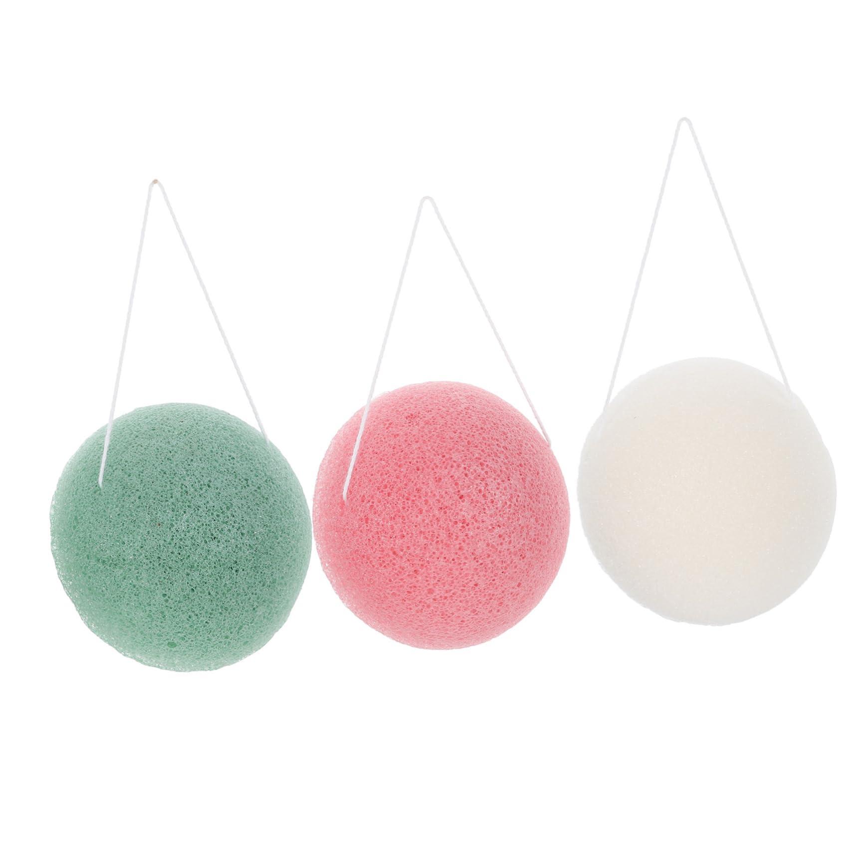 Beaupretty Beaupretty 3pcs Cleansing Sponges for Face Women Face Sponge Face Cleansing Sponge Facial Scrubber Facial Cleansing Sponge Face Scrubber Facial Sponge Face Cleaning Sponge Body Sponge