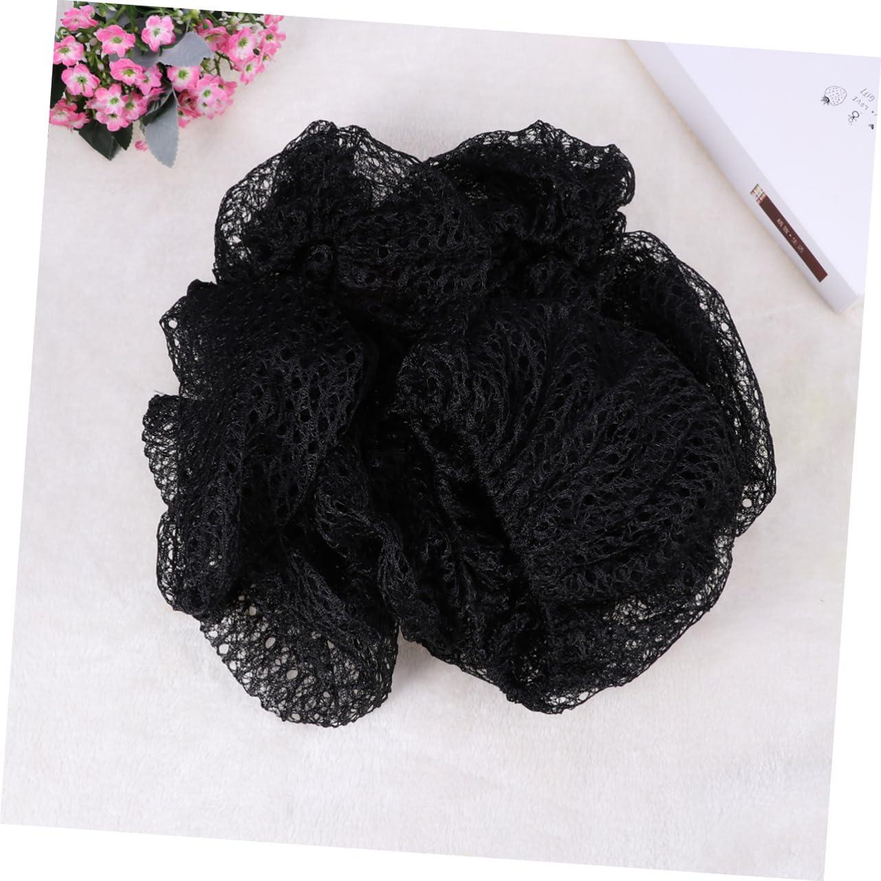 Beavorty Beavorty Black Hair Net 12 Pcs Disposable Hair Net Covers Sleep Hair Bun Net Holder Disposable for Women Hair Nets Food Service Hair Net for Long Hair Wig Hair Set Work