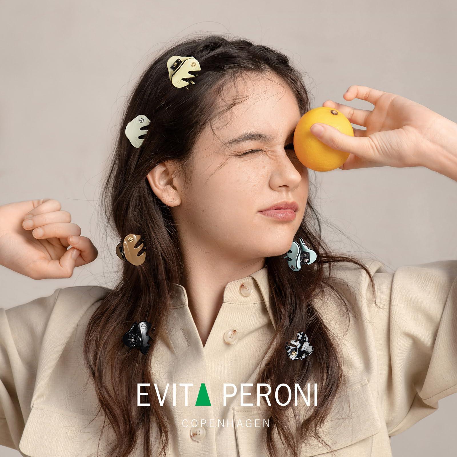 EVITA PERONI EVITA PERONI Hair Clip, Classic Small Claw Clip, Colorful Mini Hair Clips Acetate version