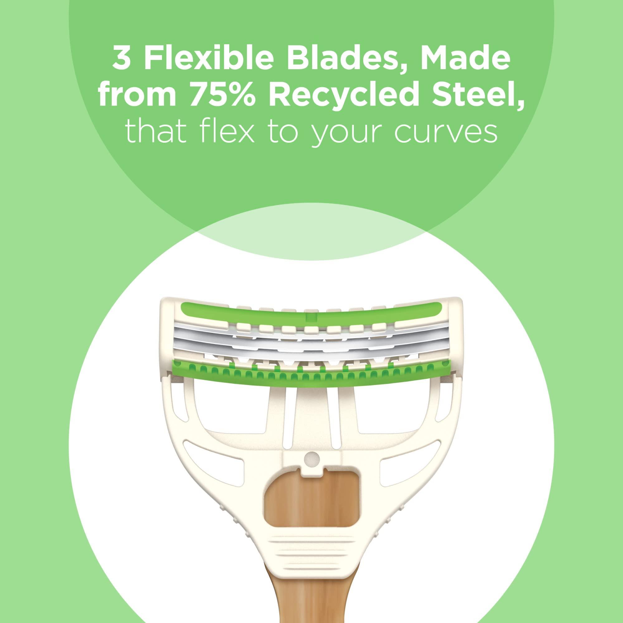 Schick Schick Intuition Bamboo Disposable Razors for Women, 3ct