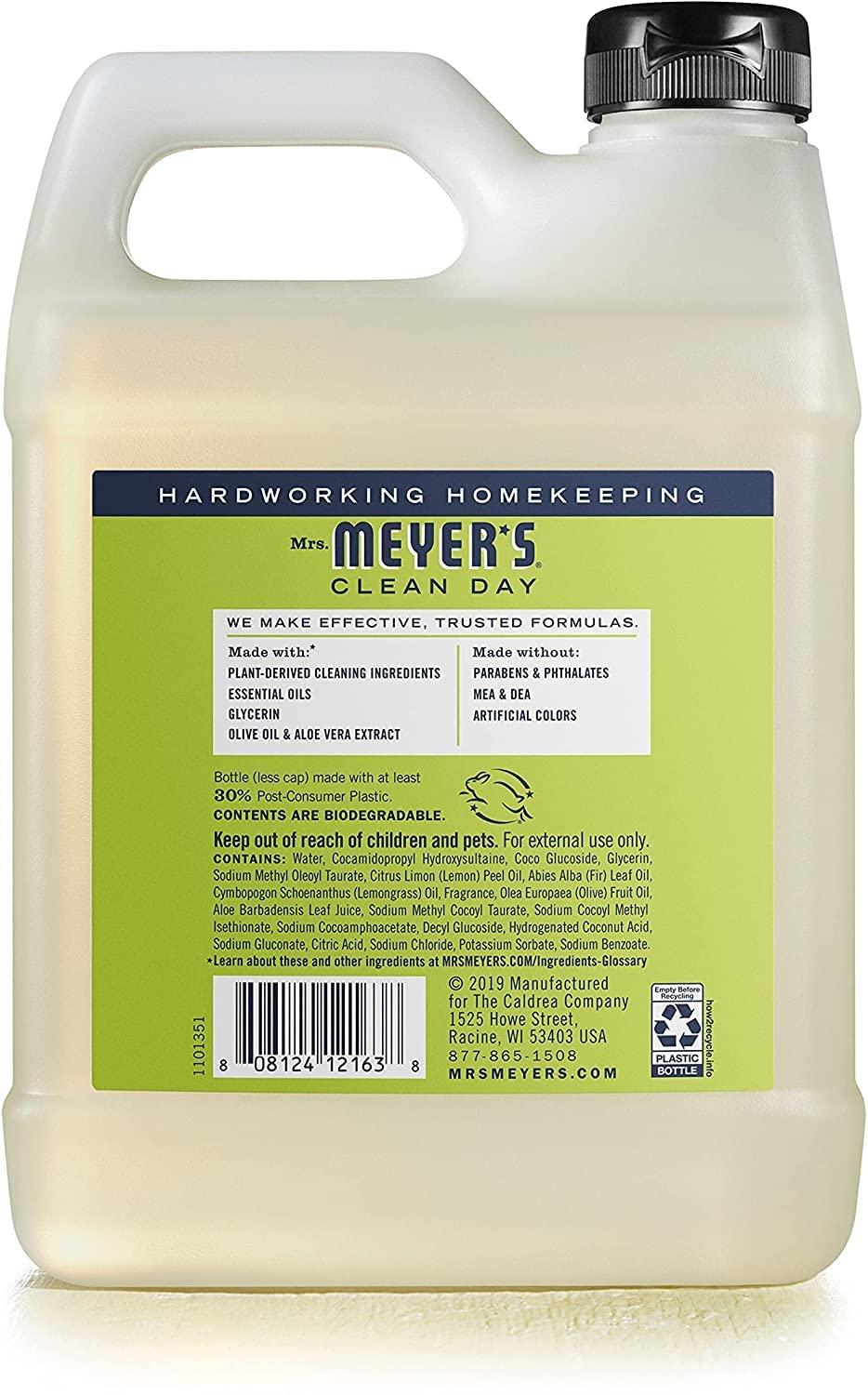 MRS. MEYER'S CLEAN DAY MRS. MEYER\'S CLEAN DAY Hand Soap Refill Scent Variety Pack 2 CT (Basil + Lemon Verbena)