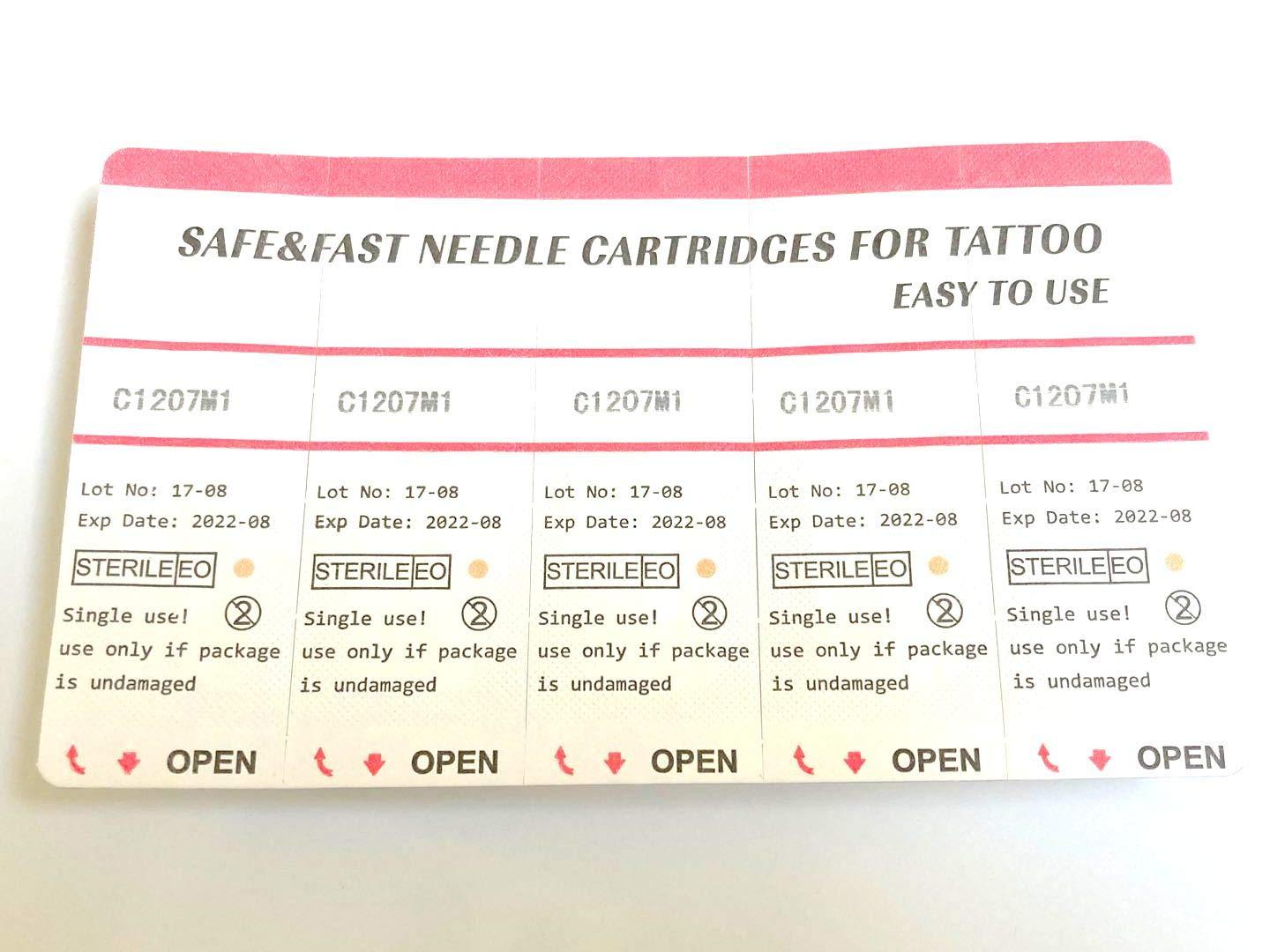EZ EZ Tattoo Needle Cartridge 20Pcs/Box (1203RL-ST)