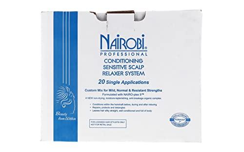 Nairobi Conditioning Sensitive Scalp Relaxer System Kit 20 Single Applications