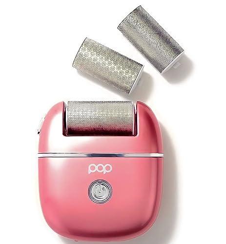Pop Sonic Pedi Pro Electric Foot File - Electric Callus Remover for Feet - Pedi Spa Foot Exfoliator Tool for Men/Women (Rose Gold)