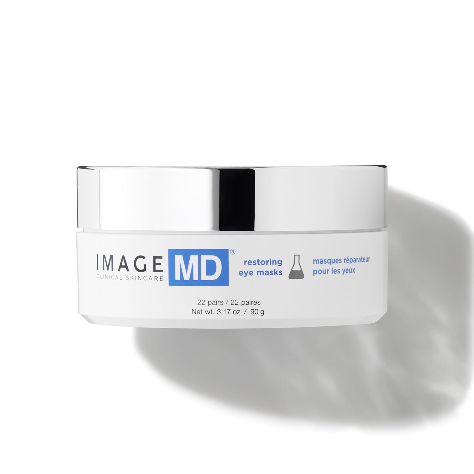 IMAGE Skincare IMAGE Skincare, IMAGE MD Restoring Eye Masks, Made with Cooling Hydrogel to Rapidly Refresh, Firm, Restore, & Soothe Tired Eyes, 22 Count
