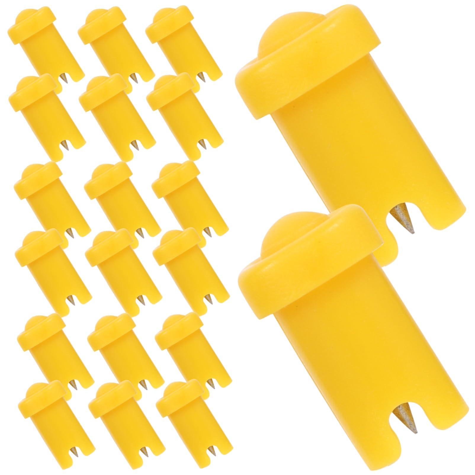 Beaupretty Beaupretty 4sets Needle Nose Lash Glue Bottle Blocking Needle Glue Bottle Pin Replacement Head Portable 100pcs*4