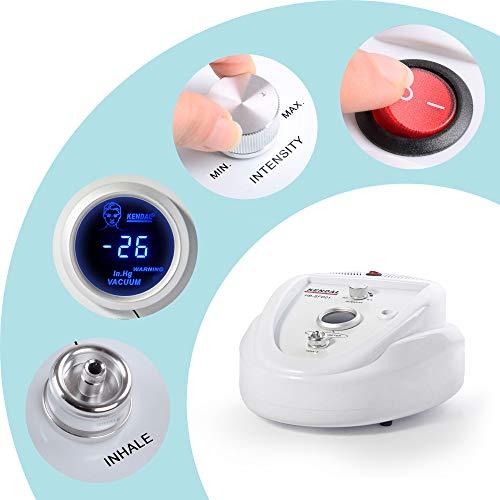 Kendal Kendal Professional Diamond Microdermabrasion Machine, Dermabrasion Facial Skin Care Equipment with LED Real Time Digital Display Also Good for Home Use 110v-220V HB-SFD01