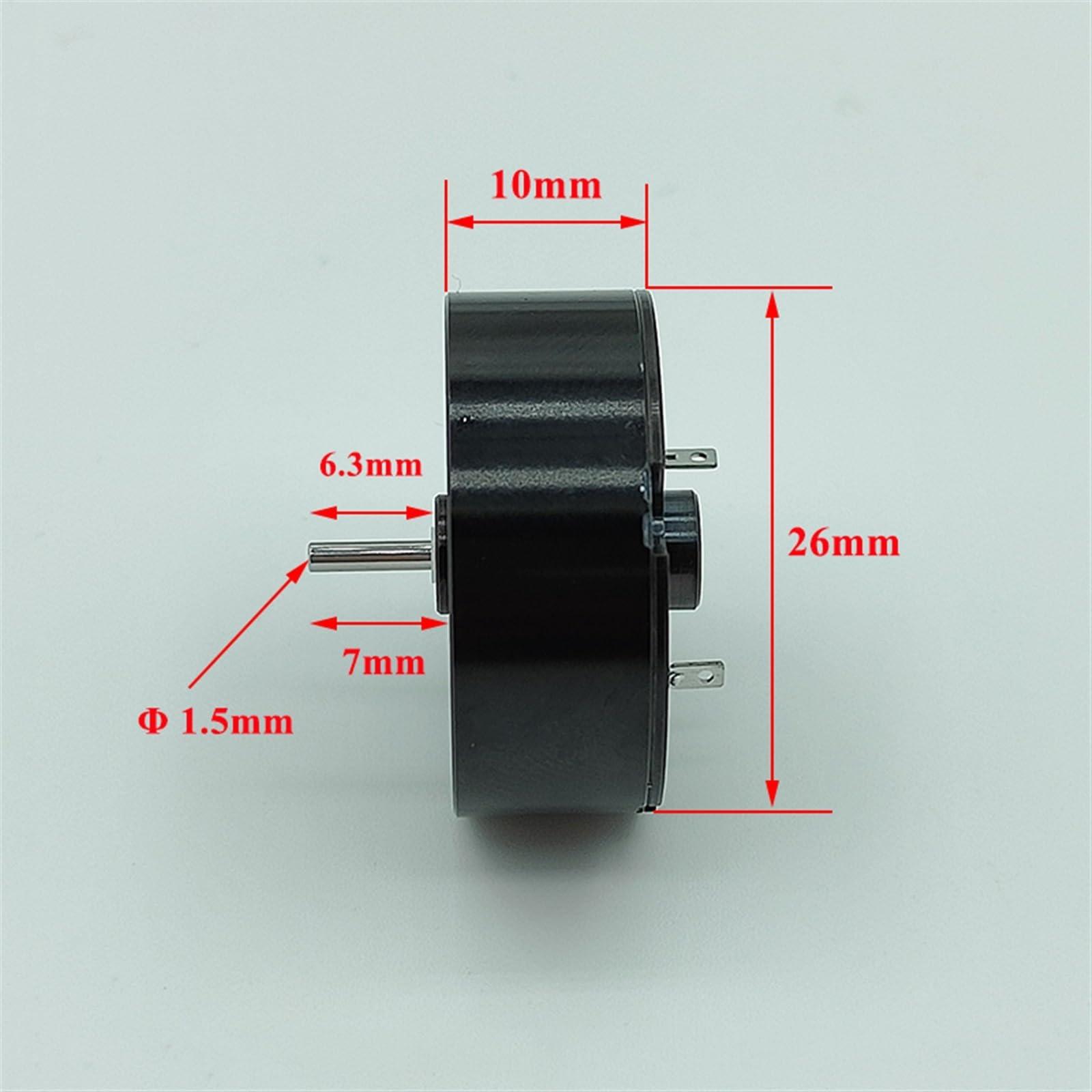 BatwhO 2610 26mmX10mm Mini Flat Coreless Motor Replace Tattoo Motor Rotary Engine Accessories 1Pcs (Size : 10000RPM, Color : 12V)
