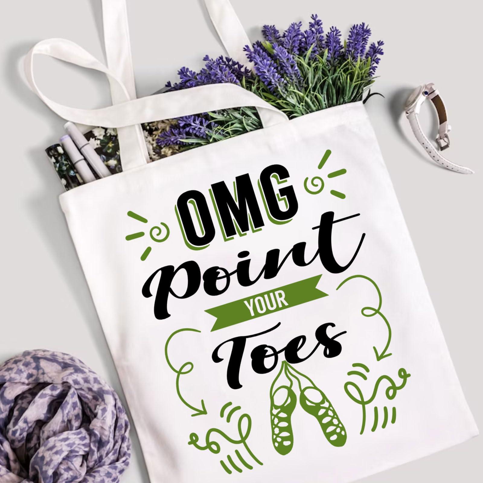 WZJHCL WZJHCL Irish Dancer Survival Kit Ceili Dance Makeup Bag Irish Stepdance Cosmetic Bag Irish Set Dance Storage Pouch Bag (Irish Toes Tote Bag)