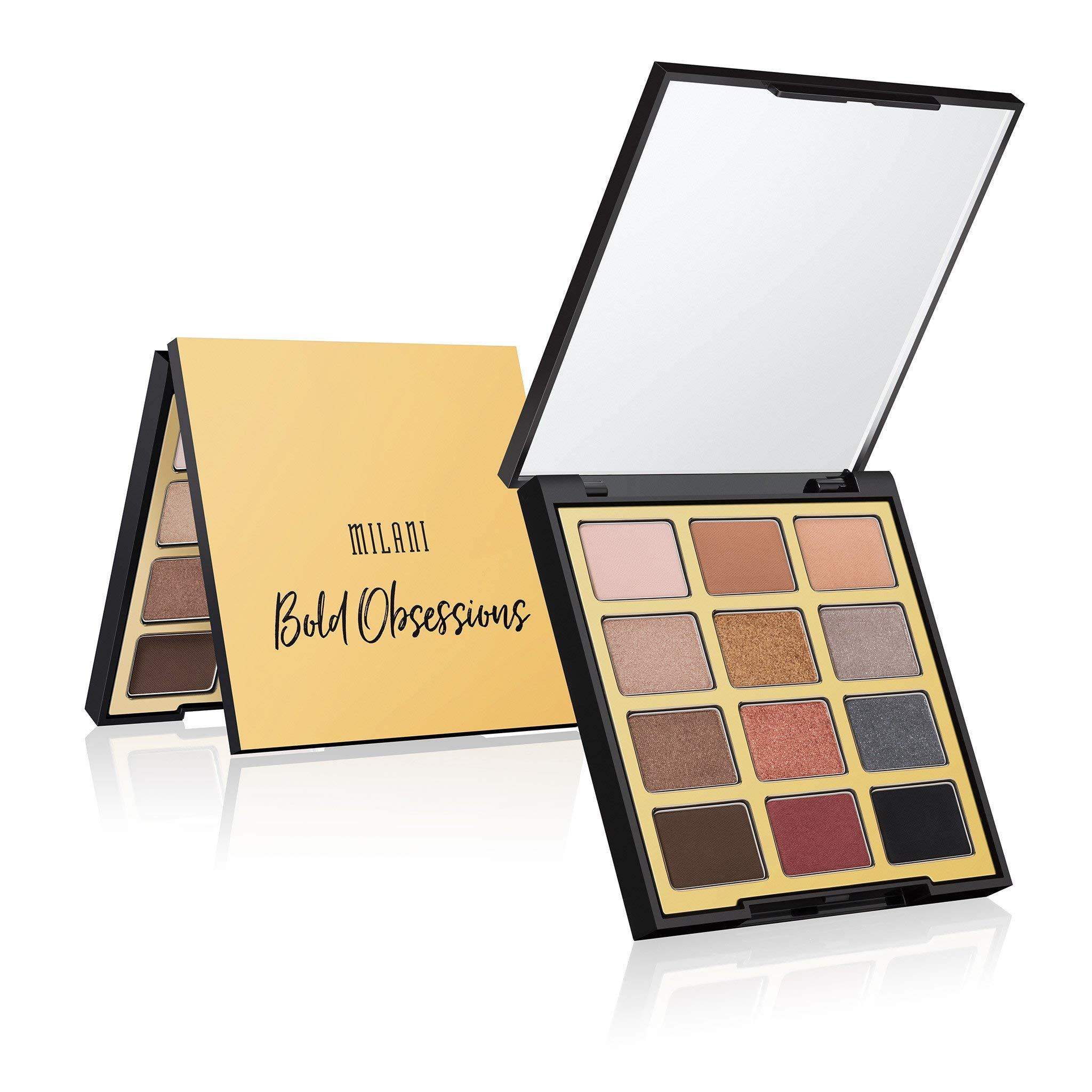 Milani Milani Bold Obsessions Eyeshadow Palette (0.48 Ounce) 12 Cruelty-Free Jewel-Tone Matte & Metallic Eyeshadow Colors for Long-Lasting Wear