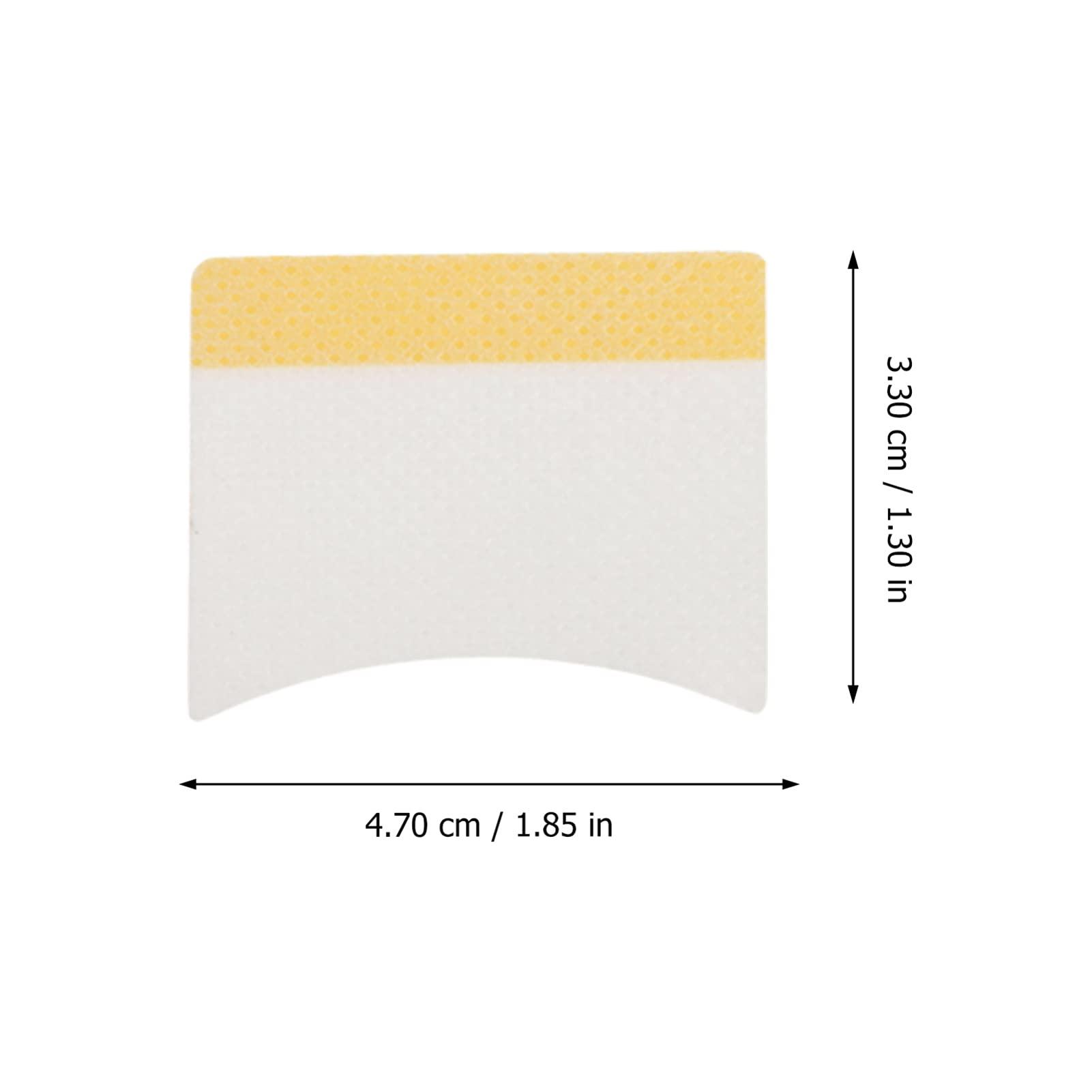 Healifty Healifty 400pcs Sheets Eyelash Remover Pads Under Eye Patches Eyeshadow Pad Lash Tools Eyelash Extensions Supplies Eyelash Beauty Accessory Fake Eyelashes White Cotton Makeup Remover Wipes