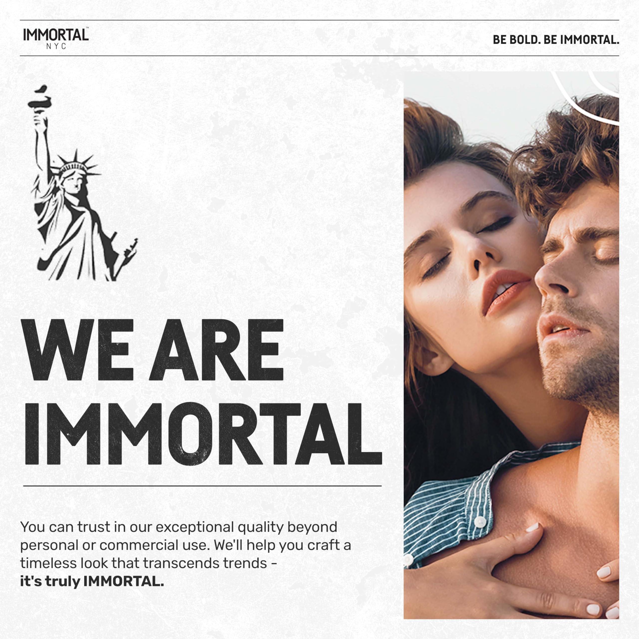 Immortal NYC Immortal NYC Exclusive \'SEA SALT\' Pomade - Matte Natural Dry look - Firm Strong Hold - Extra Volume & more Texture-No Shine - 100 Ml/3.4 Oz (Travel size)