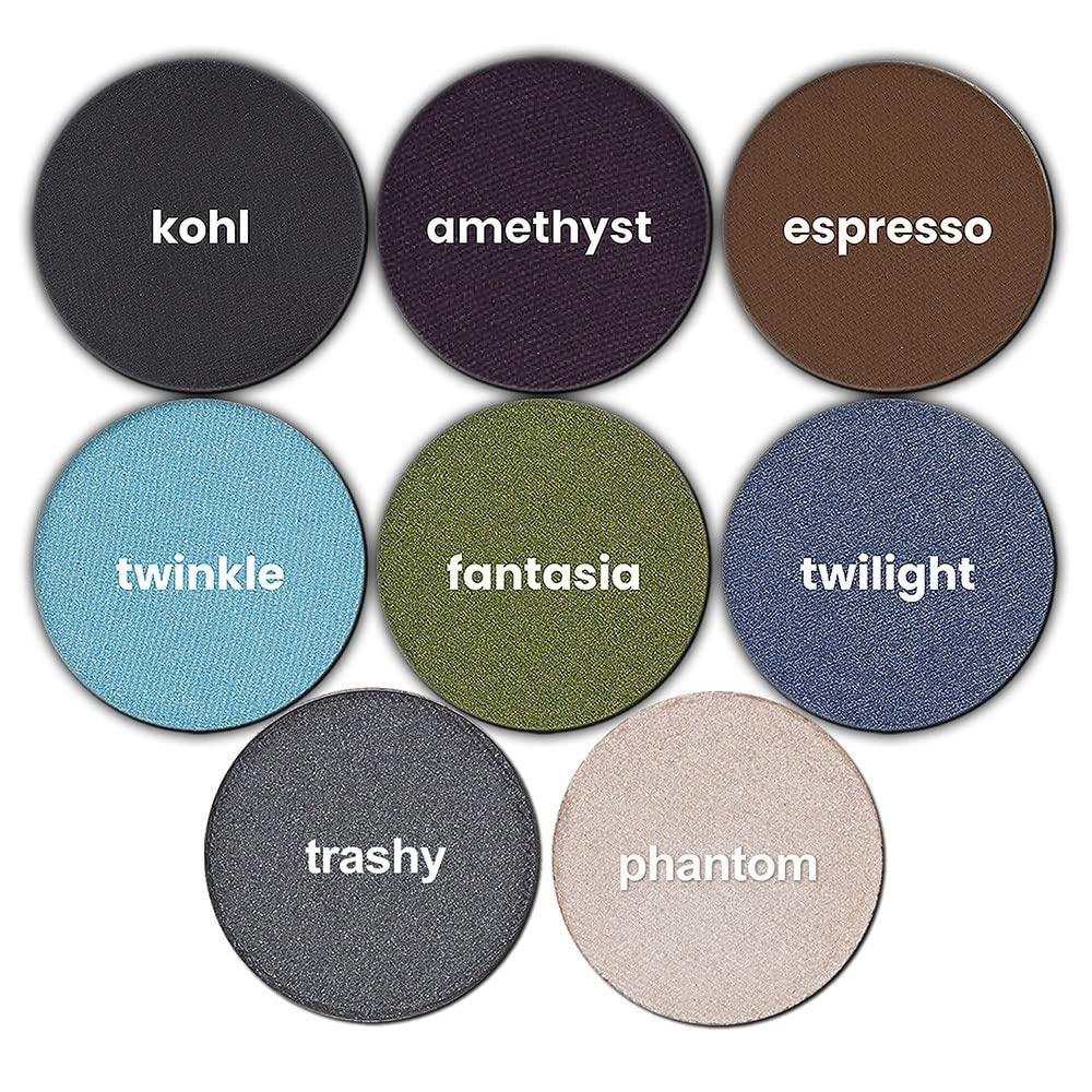 michael marcus michael marcus Makeup Cake Eye Liner (Twilight) - Water Activated Dry Pressed, Long-Lasting, Vibrant Color & Smudge Resistant Eyeliner - Cruelty & Paraben Free - For Beginner & Pro Makeup Artist