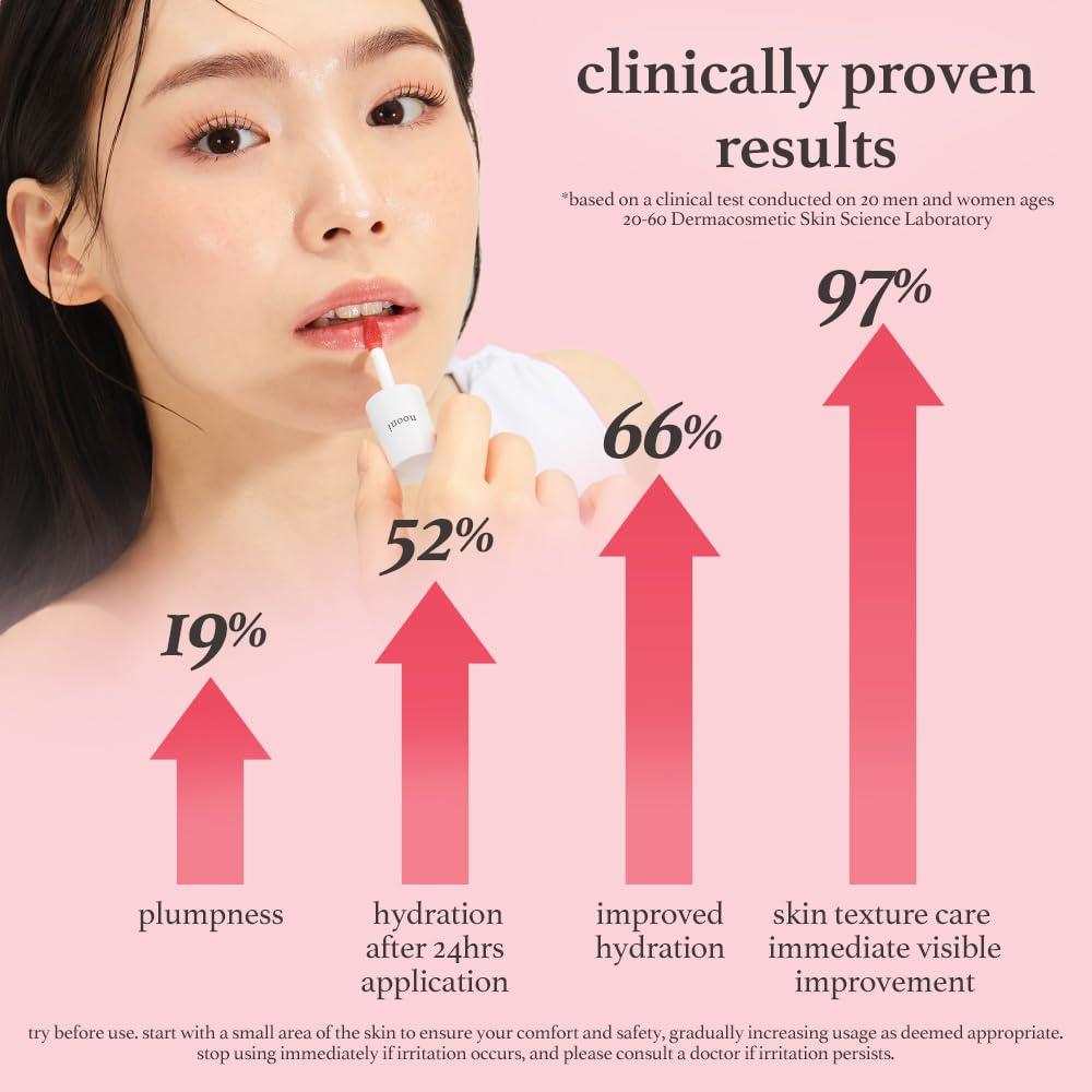 NOONI NOONI Korean Vegan Lip Oil - Appleplum | Lip Stain, Gift, Long-Lasting, Moisturizing, Plumping, Revitalizing for Dry Lips, Waterproof, No Peel Off, Korean Lip Tint 0.12 Fl Oz